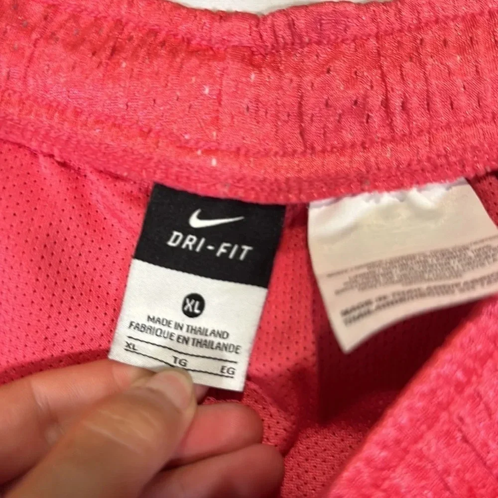 girls hot pink Nike Dri Fit shorts size xl